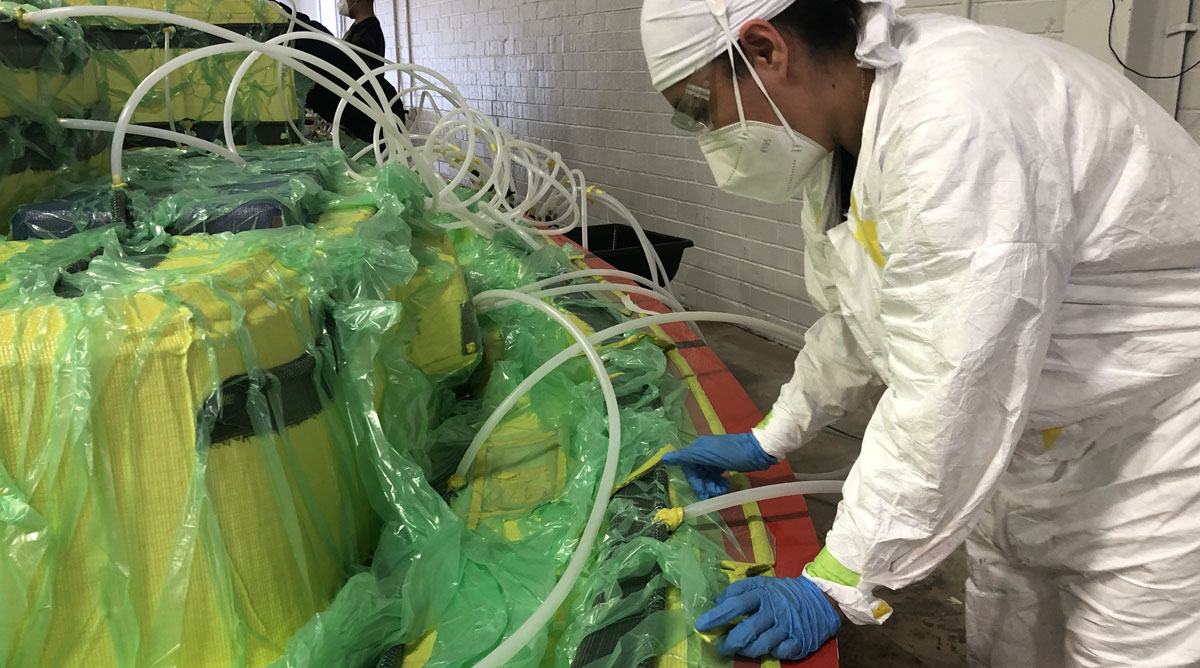 vacuum-infused epoxy